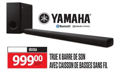 TRUE X BARRE DE SON AVEC CAISSON DE BASSES SANS…