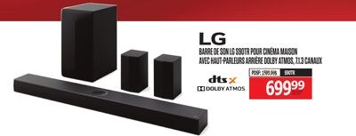 BARRE DE SON LG S90TR POUR CINÉMA MAISON AVEC H…