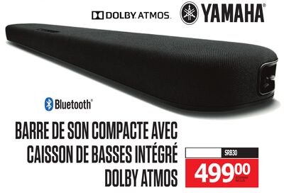 YAMAHA BARRE DE SON COMPACTE AVEC CAISSON DE BA…