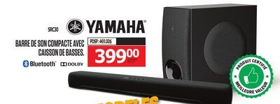 YAMAHA BARRE DE SON COMPACTE AVEC CAISSON DE BA…