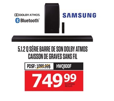 5.1.2 Q SÉRIE BARRE DE SON DOLBY ATMOS CAISSON …