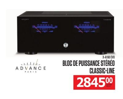 X-A160 EVO BLOC DE PUISSANCE STÉRÉO CLASSIC-LINE