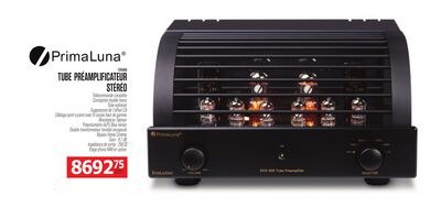 TUBE PRÉAMPLIFICATEUR STÉRÉO PRIMALUNA