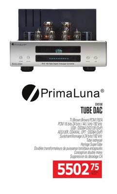 PrimaLuna EVO100 TUBE DAC