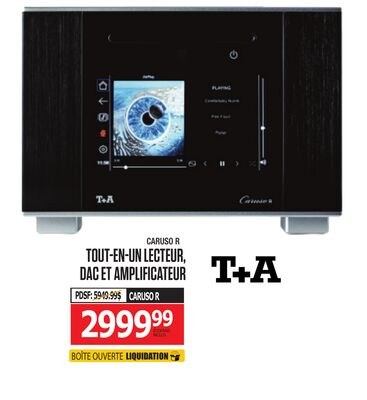 CARUSO R TOUT-EN-UN LECTEUR, DAC ET AMPLIFICATE…
