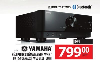 YAMAHA RÉCEPTEUR CINÉMA MAISON AV 4K / 8K | 5.1…