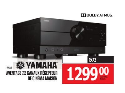 YAMAHA AVENTAGE 7.2 CANAUX RÉCEPTEUR DE CINÉMA …