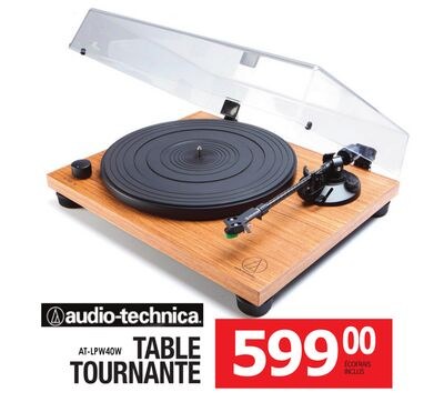 TABLE TOURNANTE AUDIO-TECHNICA