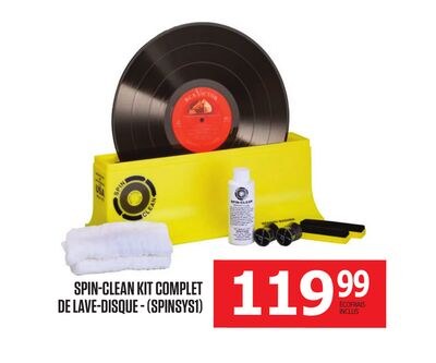 SPIN-CLEAN KIT COMPLET DE LAVE-DISQUE - (SPINSY…