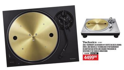 ABLE TOURNANTE AU DESIGN HI-FI DOTÉE DU DELTA S…