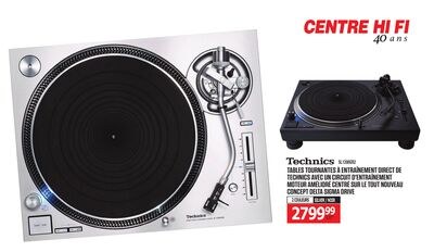 TECHNICS TABLES TOURNANTES À ENTRAÎNEMENT DIREC…