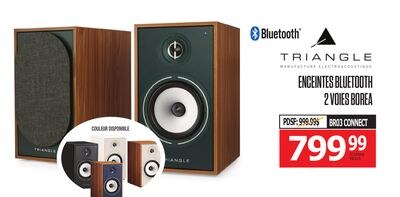 ENCEINTES BLUETOOTH 2 VOIES BOREA