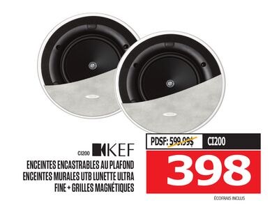 ENCEINTES ENCASTRABLES AU PLAFOND ENCEINTES MUR…