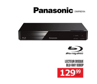 PANASONIC LECTEUR DISQUE BLU-RAY 1080P