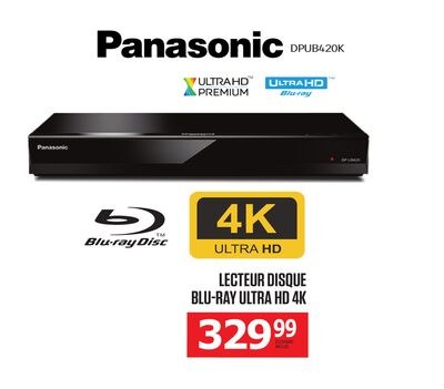 LECTEUR LECTEUR DISQUE BLU-RAY ULTRA HD 4K