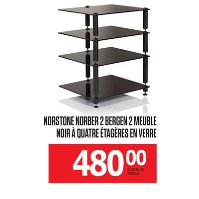 NORSTONE NORBER 2 BERGEN 2 MEUBLE NOIR À QUATRE…