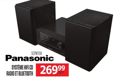 PANASONIC SYSTÈME HIFI CD RADIO ET BLUETOOTH