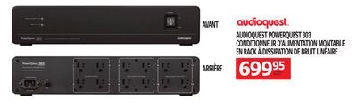 AUDIOQUEST POWERQUEST 303 CONDITIONNEUR D'ALIME…