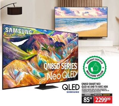 85" QN85D SMART NEO QLED 4K UHD TV AVEC HDR SAM…