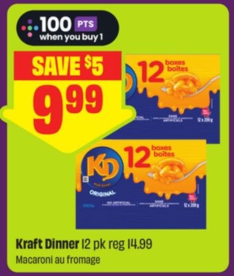 Kraft Dinner 12 pk