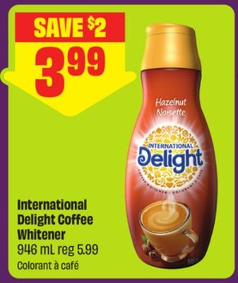 International Delight Coffee Whitener 946 mL