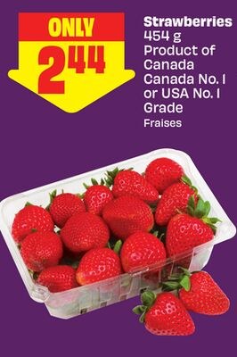 Strawberries 454 g Product of Canada Canada No.…
