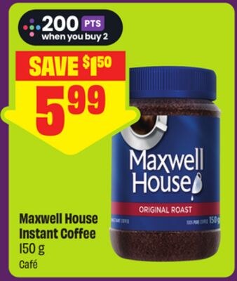 Maxwell House Instant Coffee 150 g