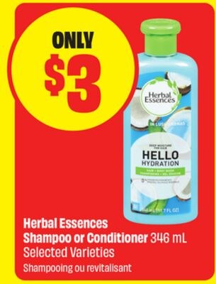 Herbal Essences Shampoo or Conditioner 346 mL S…