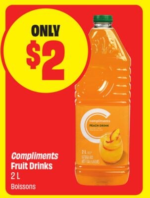 Compliments Fruit Drinks 2 L