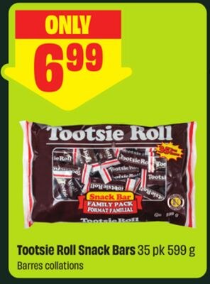 Tootsie Roll Snack Bars 35 pk 599 g