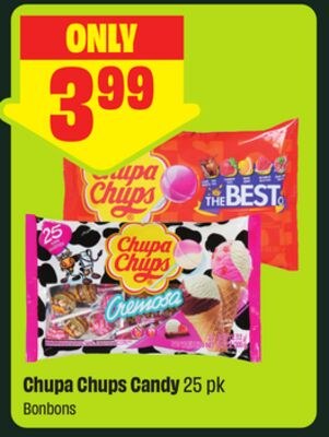 Chupa Chups Candy 25 pk