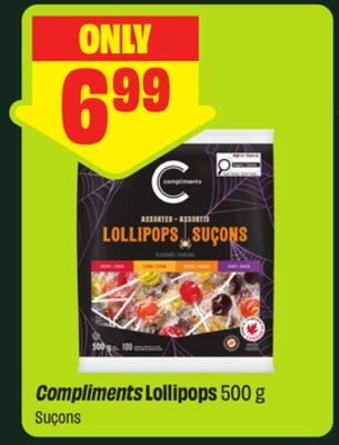 Compliments Lollipops 500 g