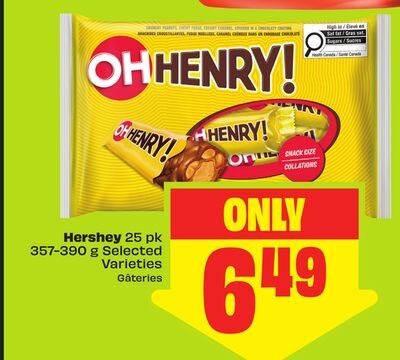 Hershey 25 pk 357-390 g Selected Varieties