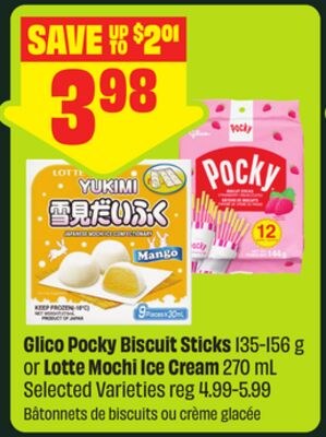Glico Pocky Biscuit Sticks 135-156 g or Lotte M…