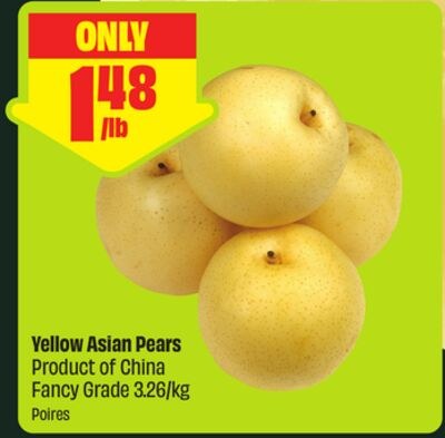 Yellow Asian Pears Product of China Fancy Grade…