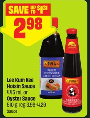 Lee Kum Kee Hoisin Sauce 445 mL or Oyster Sauce…