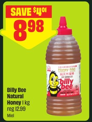Billy Bee Natural Honey 1 kg