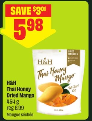 H&H Thai Honey Dried Mango 454 g