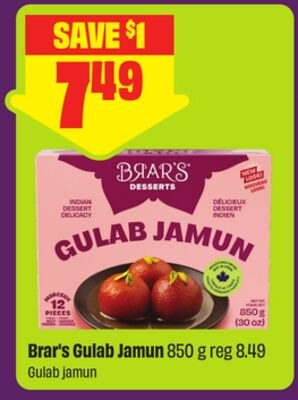 Brar's Gulab Jamun 850 g