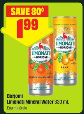 Borjomi Limonati Mineral Water 330 mL