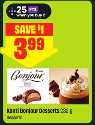 Konti Bonjour Desserts 232 g