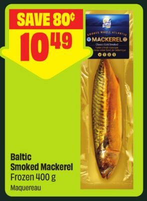 Baltic Smoked Mackerel Frozen 400 g