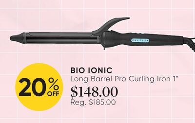 BIO IONIC Long Barrel Pro Curling Iron