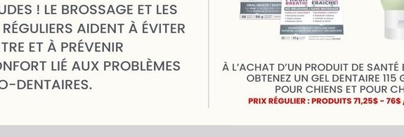 Baci+ Gel dentaire gratuit