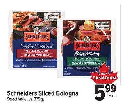 Schneiders Sliced Bologna