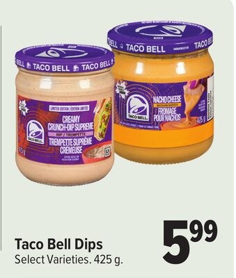 Taco Bell Dips