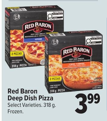 Red Baron Deep Dish Pizza