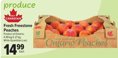 Fresh Freestone Peaches