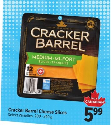 Cracker Barrel Cheese Slices