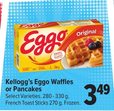 Kellogg's Eggo Waffles or Pancakes